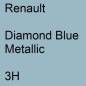 Preview: Renault, Diamond Blue Metallic, 3H.